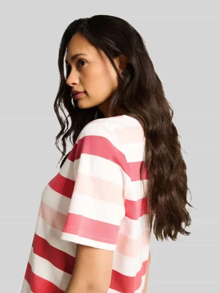 T-shirt o kroju relaxed fit z czystej bawełny Tom Tailor