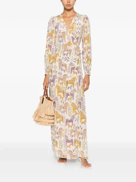 Rochie maxi Momoni cu imagine plic