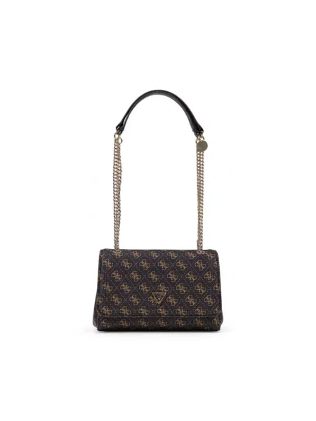 Guess torebka NOELLE brązowy