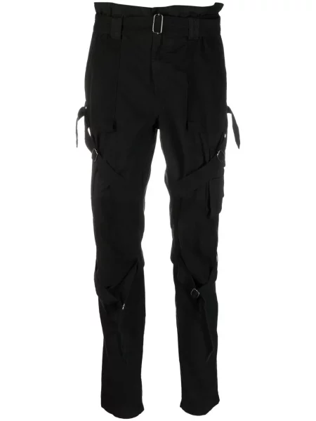 Cu centură pantaloni Diesel negru