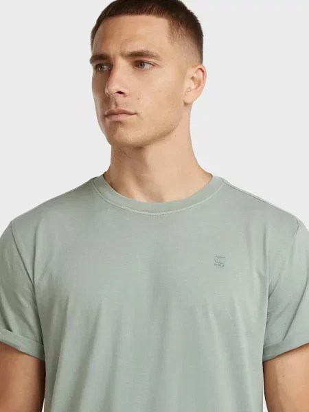 Футболка G-star Raw м'ятного кольору