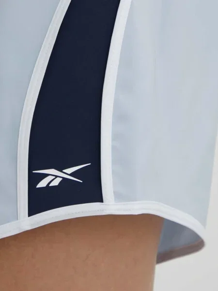 Tréninkové šortky Reebok ID Train vzorované high waist modré