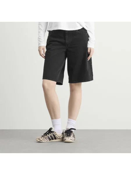 Szorty jeansowe Levi's z wysoką talią czarne