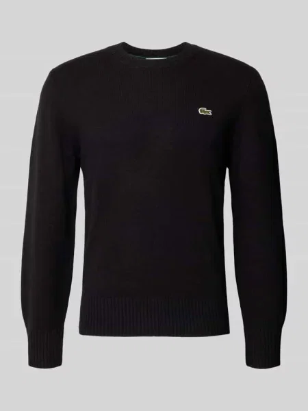 Lacoste Sweter schwarz czarny