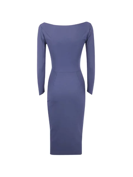 Drapírozott hosszú midi ruha Chiara Boni La Petite Robe lila