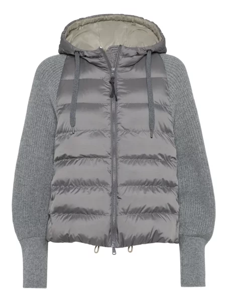 Geacă Brunello Cucinelli gri