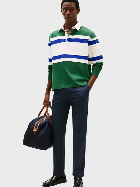 Чиносы Tommy Hilfiger с принтом синие