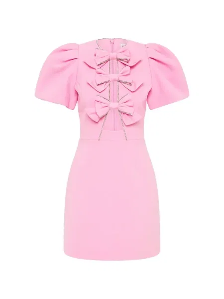 Rochie mini Rebecca Vallance cu funde roz