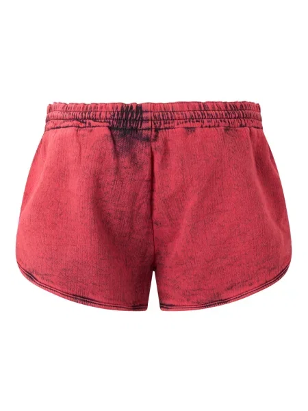 Szorty jeansowe Diesel czerwone