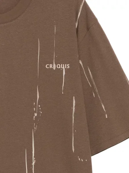 Tricou Croquis maro
