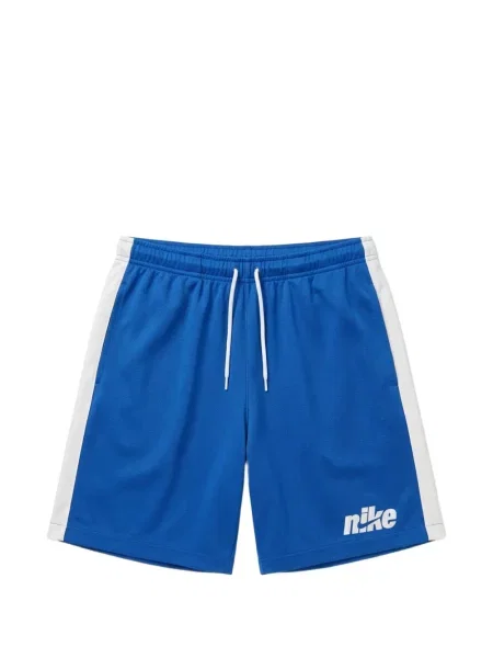 Lung pantaloni scurți Nike cu dungi alergare gri