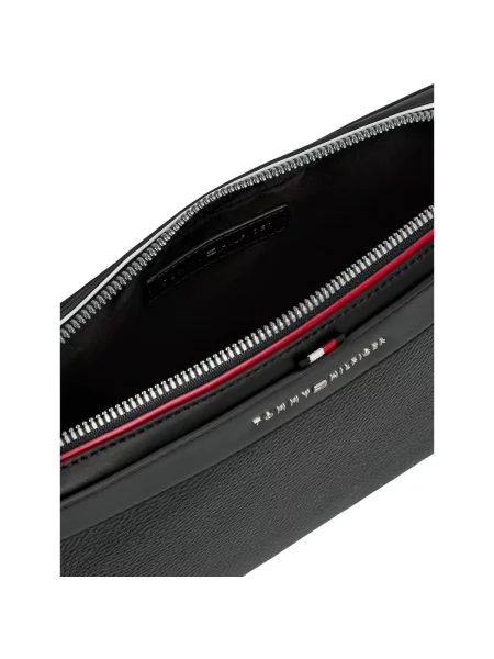 TOMMY HILFIGER Geantă de umăr CENTRAL' negru