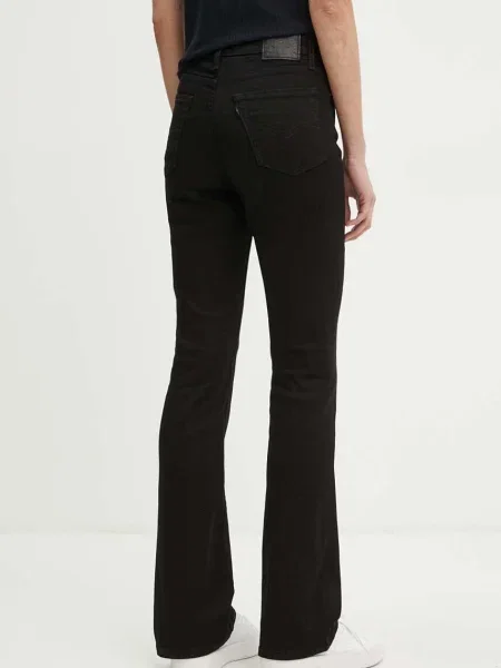 Džíny Levi's HIGH RISE BOOTCUT high waist černé