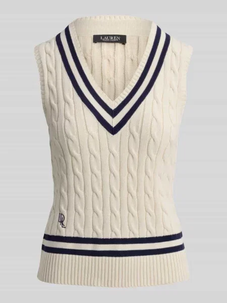 Bezrękawnik o kroju regular fit z czystej bawełny Lauren Ralph Lauren