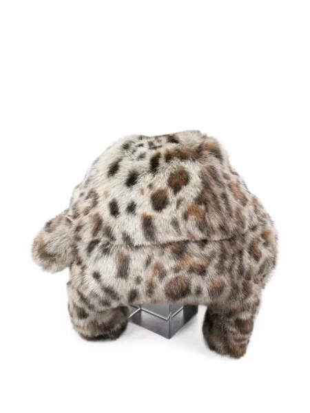 Căciulă Ruslan Baginskiy cu imagine cu model leopard gri