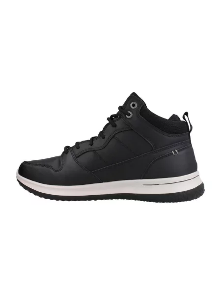 Členkové topánky Skechers čierna