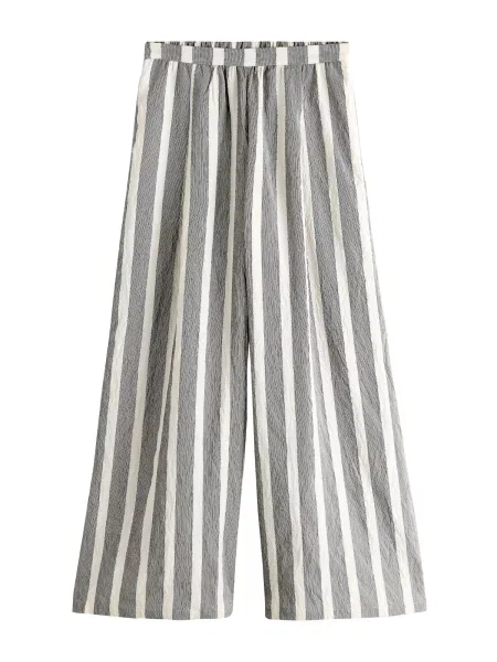 Next Pantaloni negru / natural alb