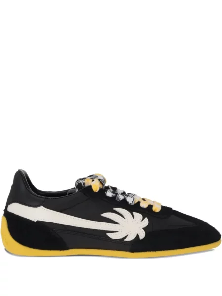 Sneakerși Palm Angels din piele negru