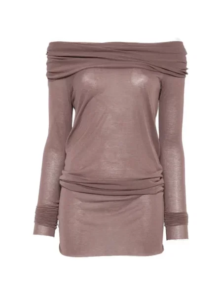Lung tricou Rick Owens maro