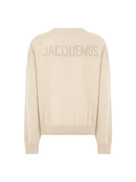 Sweter Jacquemus wełniany beżowy