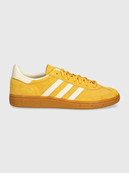Superge iz semiša adidas Originals Hanball Spezial rumena