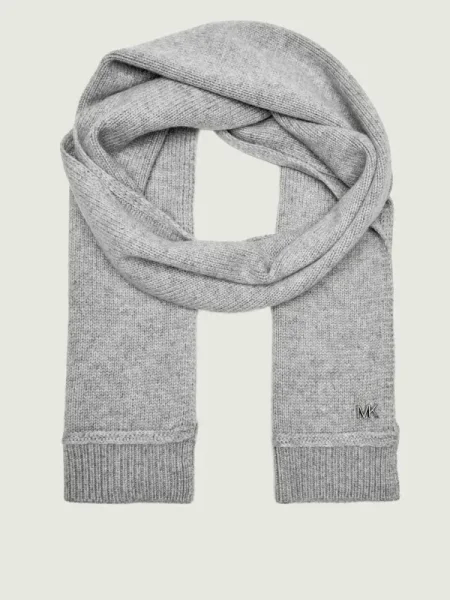 Michael Kors Șal EXPOSED cu adaos de lână gri