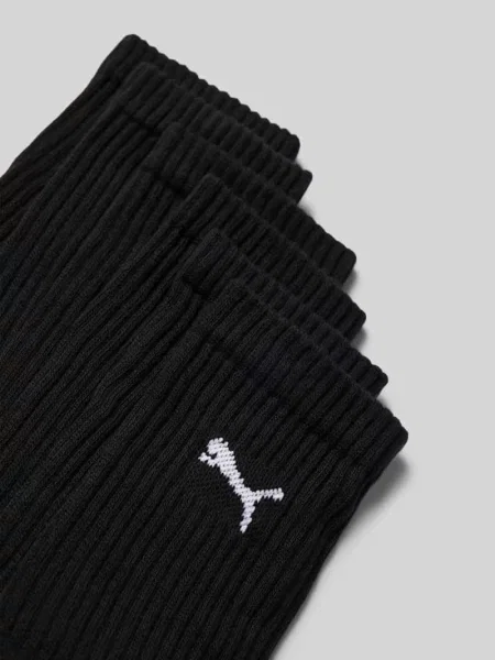 Skarpety z mieszanka bawełny w zestaw 6 par Puma czarne