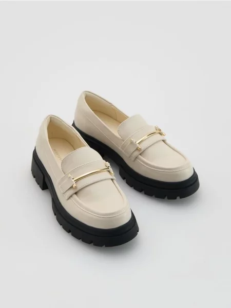 Кожаные лоферы Reserved