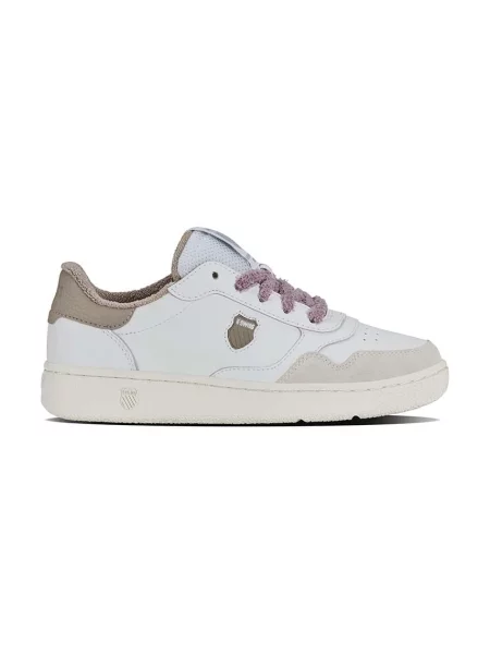 Kožené sneakers boty K-Swiss SLAMMSHIELD II bílá