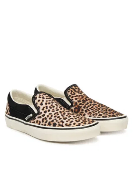 Klasikinės slip on ilgaauliai batai Vans ruda