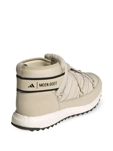 Krótkie sneakersy Adidas Forum ocieplane do biegania czarne