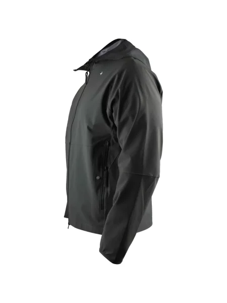 Geacă Stone Island cu glugă cu strasuri gri