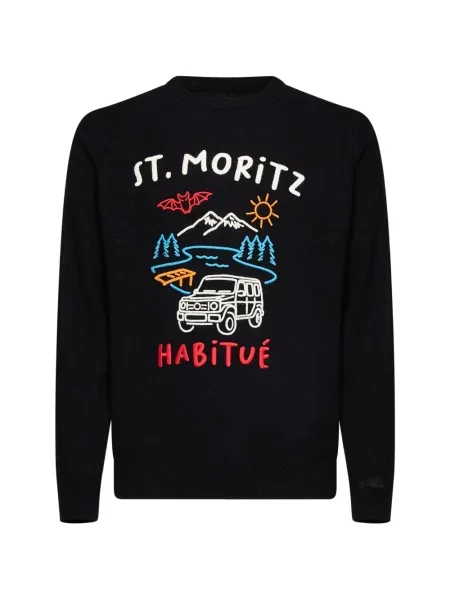 Sveter Mc2 Saint Barth čierna
