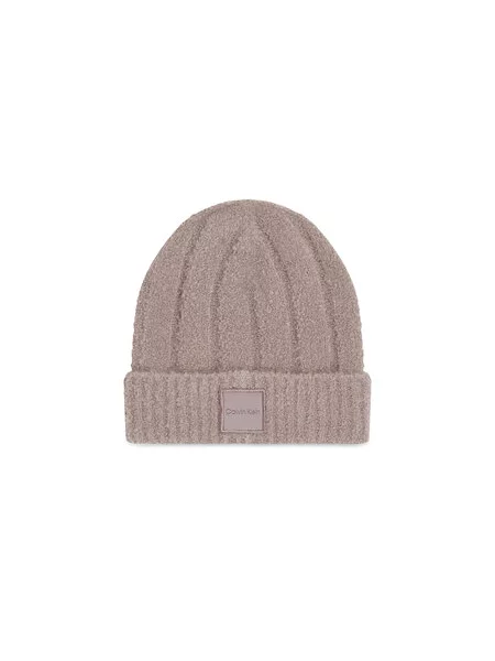 Calvin Klein Čepice Modern Patch Chunky béžová