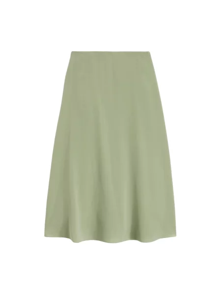 Długa spódnica maxi Aspesi z krepy zielona