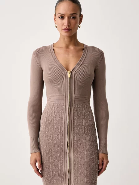 Marciano by Guess rochie cu vâscoză NALIYA bej