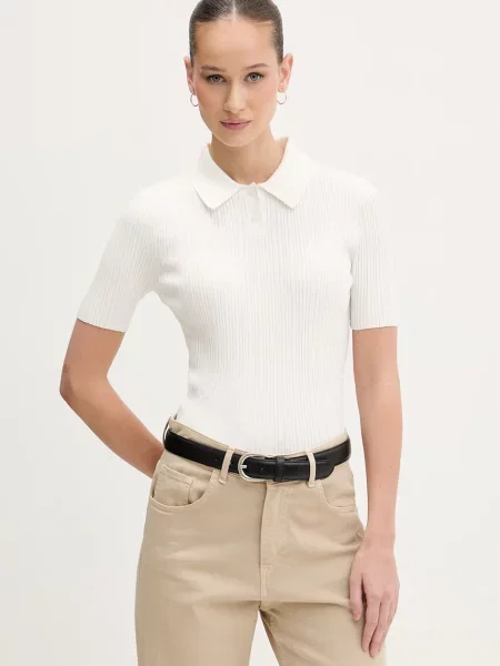 HUGO polo femei Sareplette bej