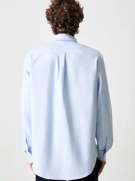 Drôle de Monsieur férfi ing La Chemise Oxford kék