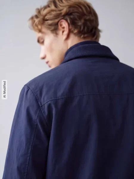 Bomberka z z patką model MARCIN z z patką Jake*s Studio Men granatowy