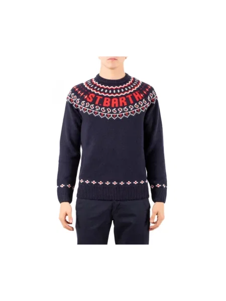 Sweter Saint Barth niebieski