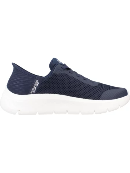Sneakersy Skechers casual niebieskie