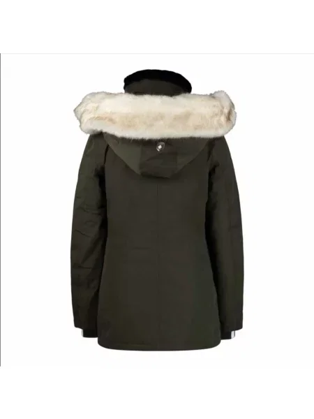 Lniana parka Wellensteyn zielona