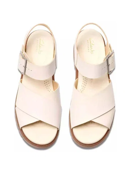 Pantofi Clarks alb