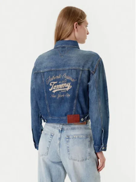 Tommy Jeans Farmer kabát sötétkék