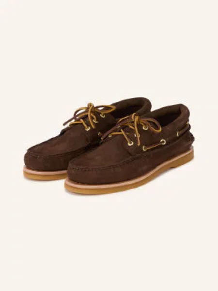 Timberland Lodní Mokasíny Crafted Boat tmavě hnědá
