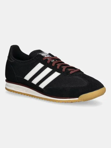 Σουέτ αθλητικά παπούτσια adidas Originals Sl 72 Og W μαύρο