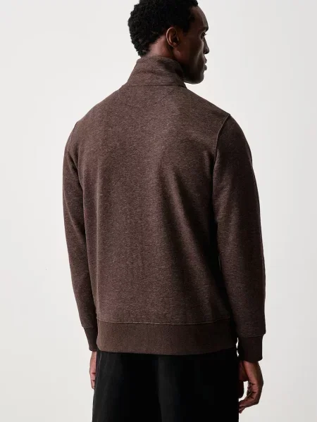 Gant bluza rozpinana z bawełną brązowa
