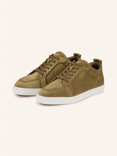 Christian Louboutin Tenisky Rantulow olivová