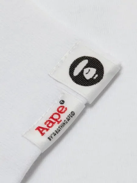Tricou Aape By A Bathing Ape cu imagine alb