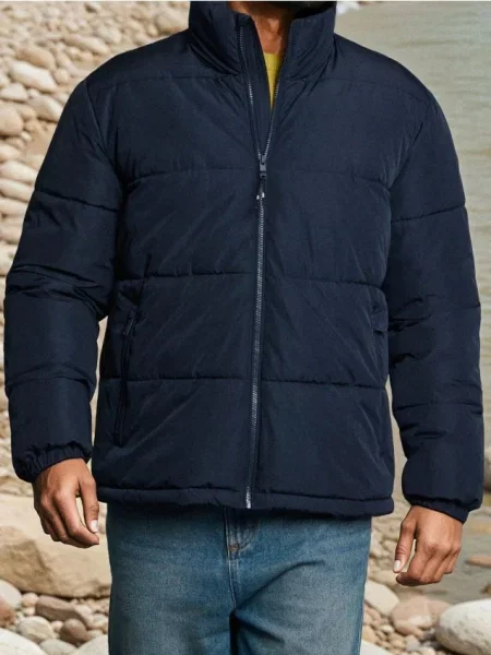 Sinsay Bunda puffer námořnická modrá